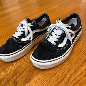 Vans Black and White Sneakers